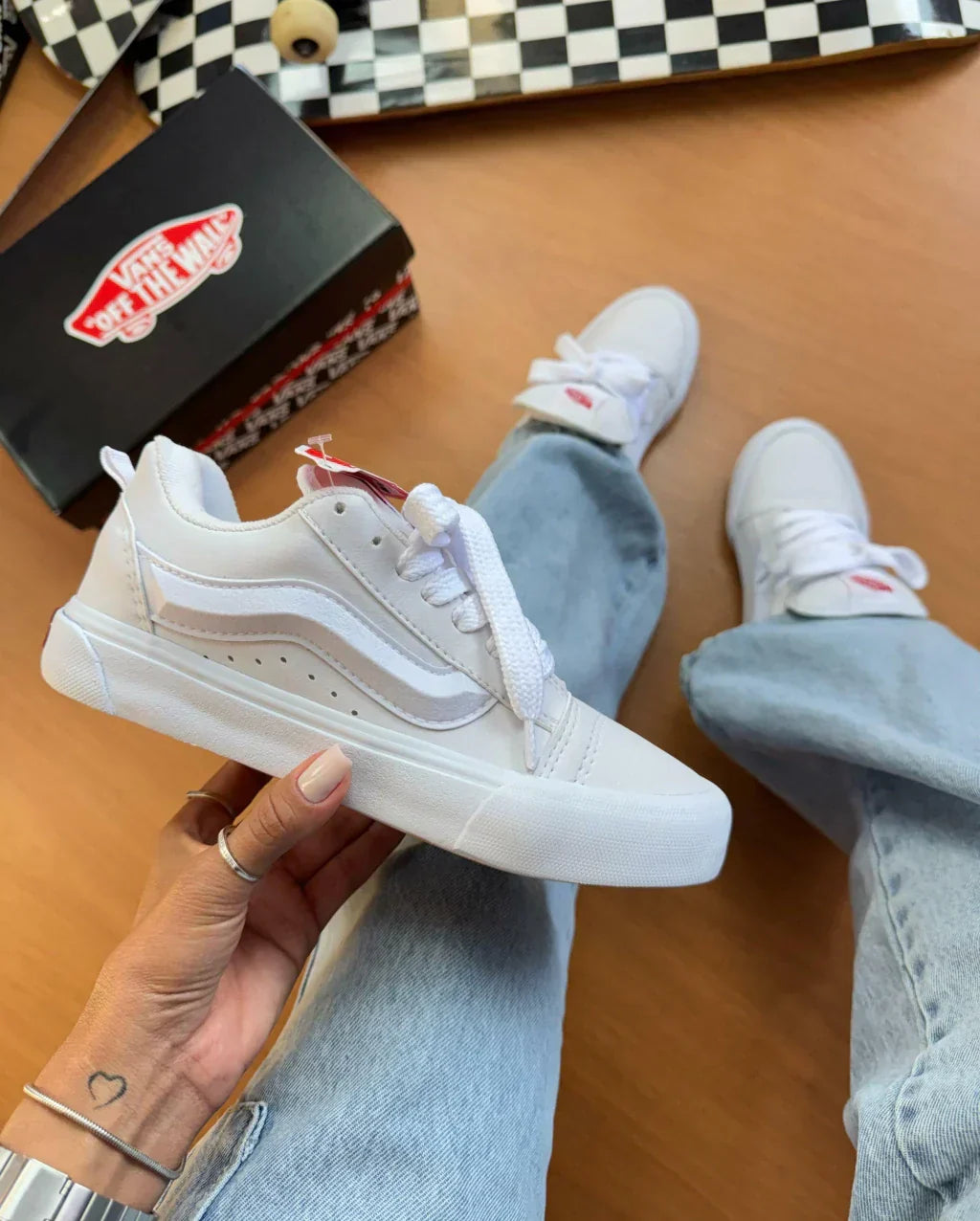 Vans Knu Skool Pig Suede Gray