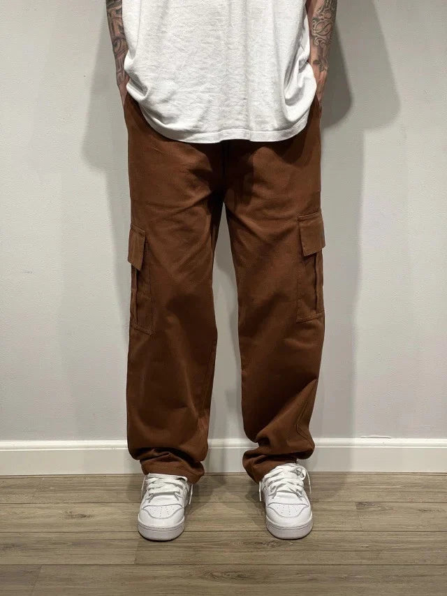 CALÇA CARGO MARROM (sarja premium)