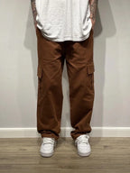 CALÇA CARGO MARROM (sarja premium)