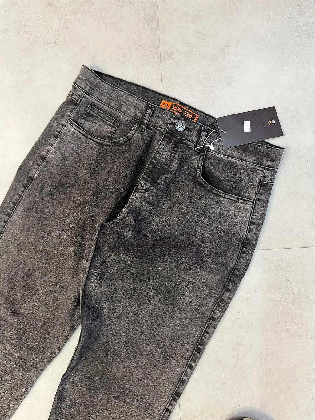 CALÇA JEANS STONED SLIM FIT