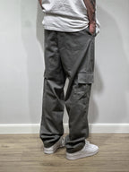 CALÇA CARGO CINZA (sarja premium)