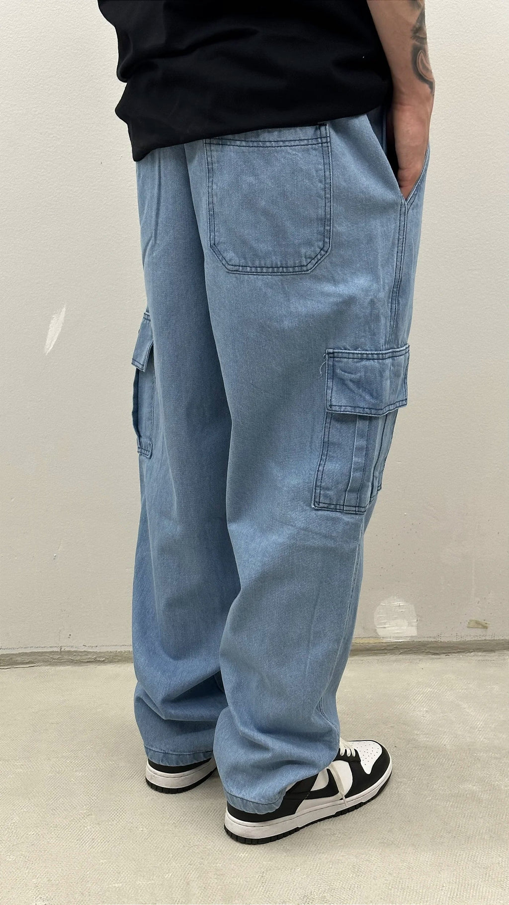 CALÇA CARGO JEANS 90’S