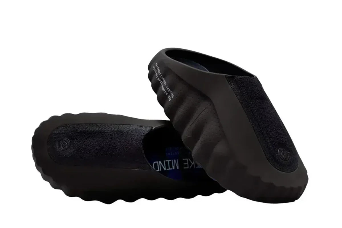 Slide Nike Mind 001 Fragment Concept Black Preto