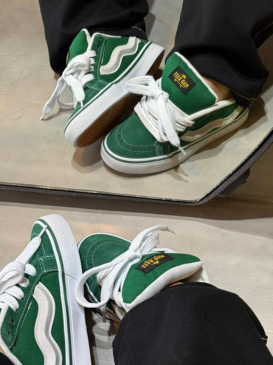 Tênis Mad Rats Bulky Classic 90 Verde Bandeira