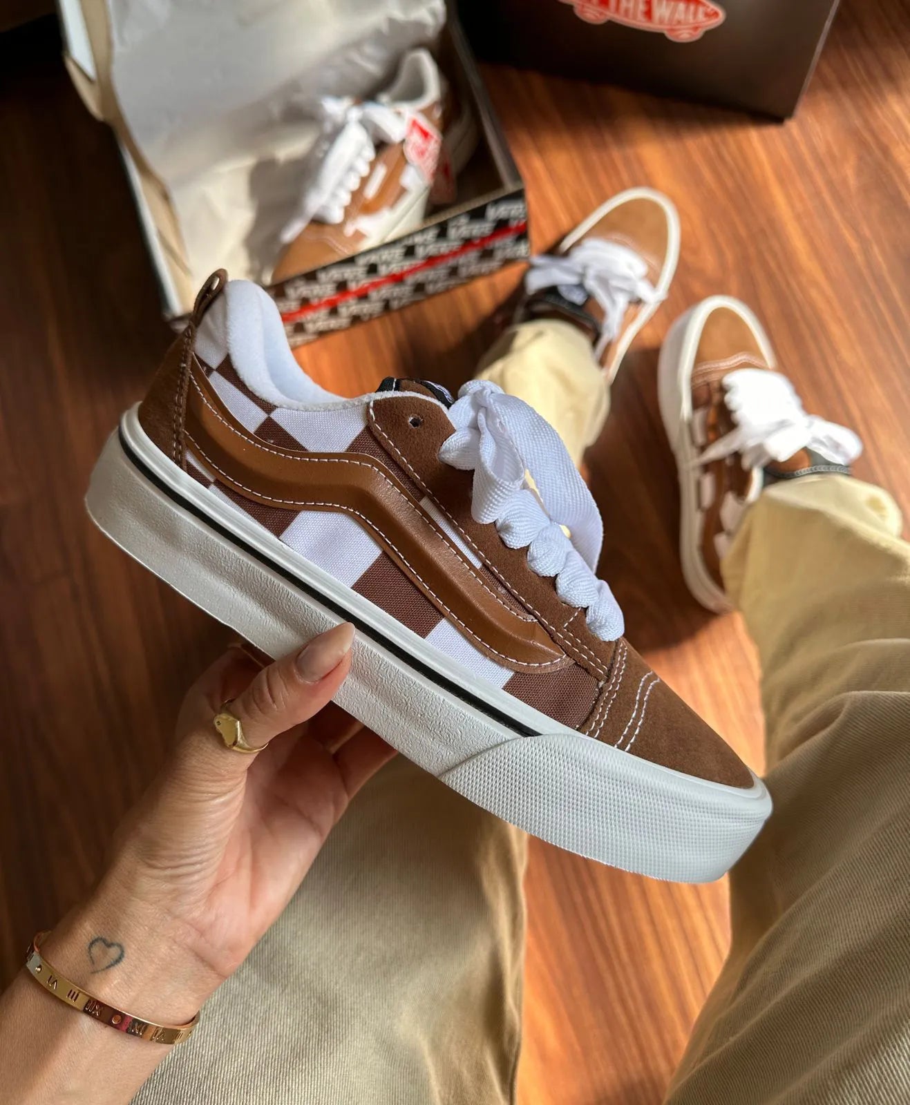 Vans Knu Skool Marrom Xadrez