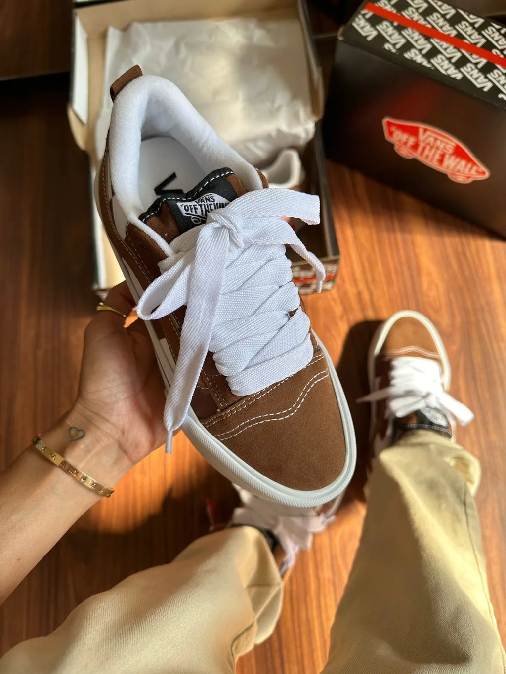 Vans Knu Skool Marrom Xadrez